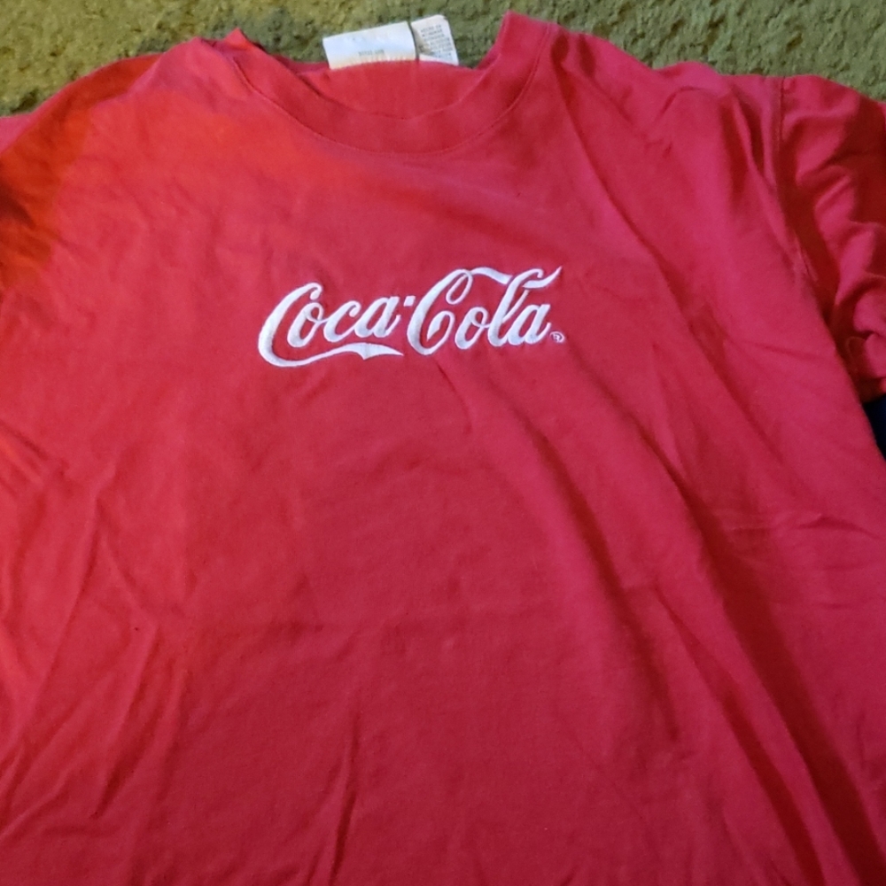 Red coca cola shirt